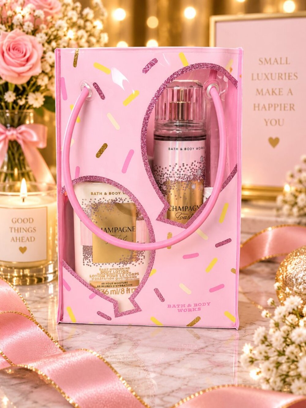 Bath & Body Works Champagne Toast Gift Set NEW
